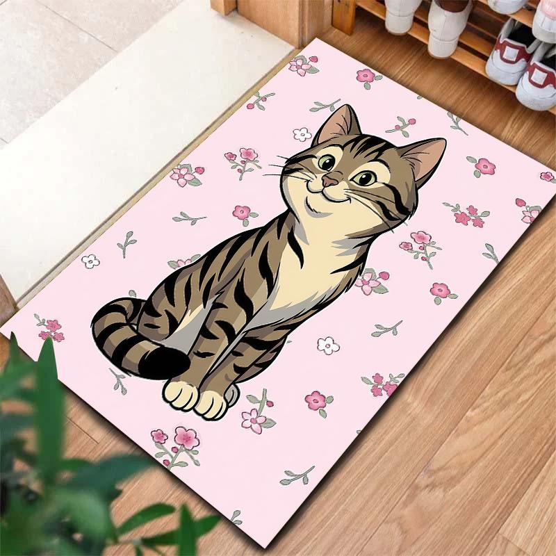 

Small Pink Animals Pattern Square Carpet,Area Rug,Carpet Rug for Living Room Bedroom Sofa Playroom Decor,Non-slip Floor Mat,Holiday Birthday Gifts 60cmx90cm