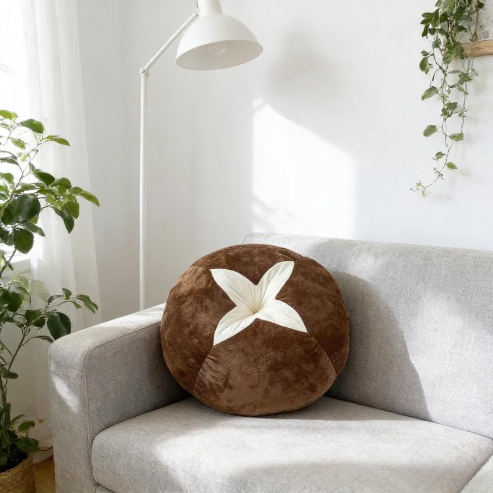 Zesílený polštář s polštářem ve tvaru rajčete Zelenina Houba Persimmon Kulatá podložka pod polštář na okenní parapet Polštáře do ložnice