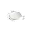 Pure White Irregular Ceramic Triangular Bowl Salad Bowl Dessert Sushi Bowls Molecular Cuisine Display Bowls Specialty Tableware
