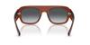 Sunglasses 0RB2218 TRANSPARENT BROWN GREY GRADIENT POLAR 55mm Polarized Ray-Ban (Brown/Grey)