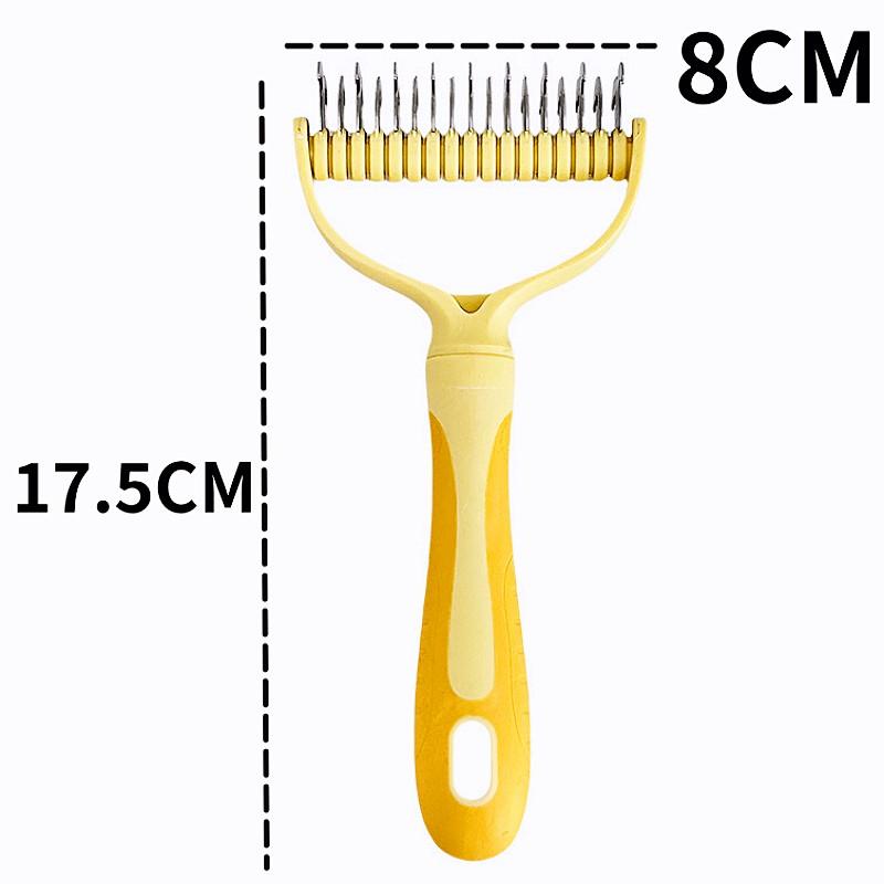 Dog Comb Knife Dog Brush Pet Hair Remover Stainless Steel Combs for Dogs Hair Knot Cleaning Massage Cat Brush Comb Pet Supplies