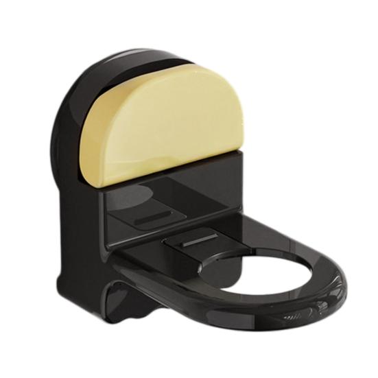 Suction Cup Bathroom Hanger Wall Mounted Hook Space Saving Organizer Adjustable Soap Dispenser Holder for Shower Shampoo Bottle