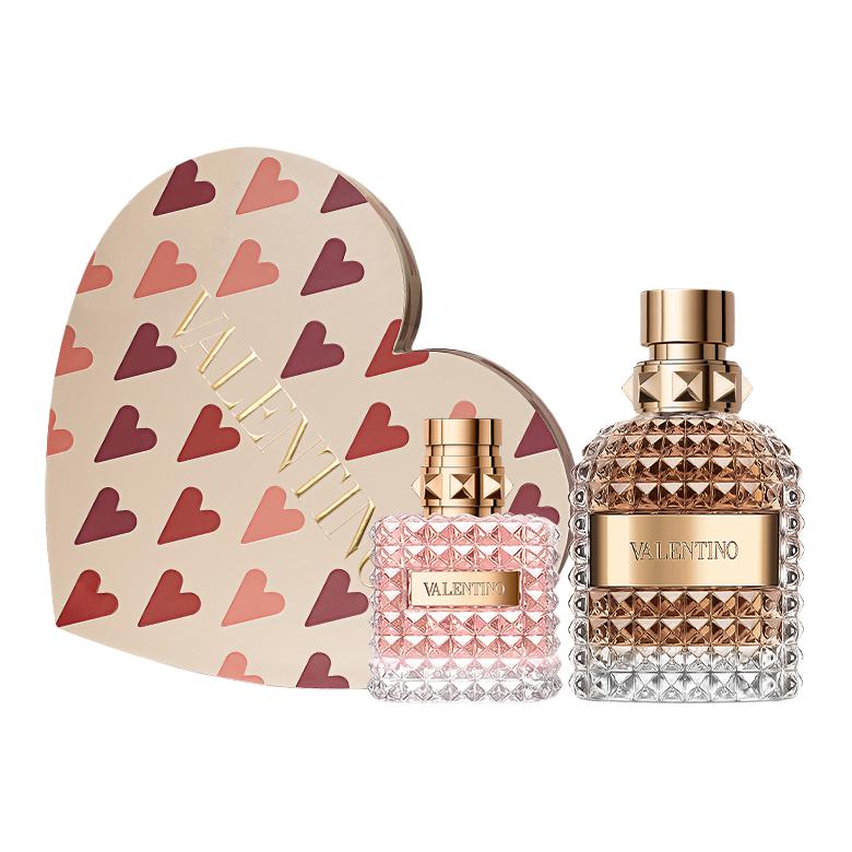 Valentino Classic Fragrance Box Clothing Sets Eau De Parfum Eau De Toilette Miss Donna 30ml+Homonymous Men s 50ml Miss Donna 30ml+Homonymous Men s 50ml