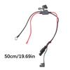 SAE To 8mm Circulet Terminal Wiring Harness 14AWG For Mower Charging System SAE Circulet Terminal Wiring Harness