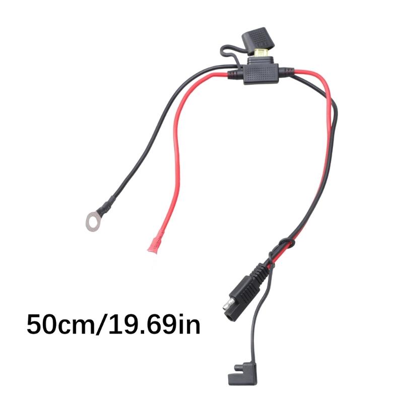 SAE To 8mm Circulet Terminal Wiring Harness 14AWG For Mower Charging System SAE Circulet Terminal Wiring Harness