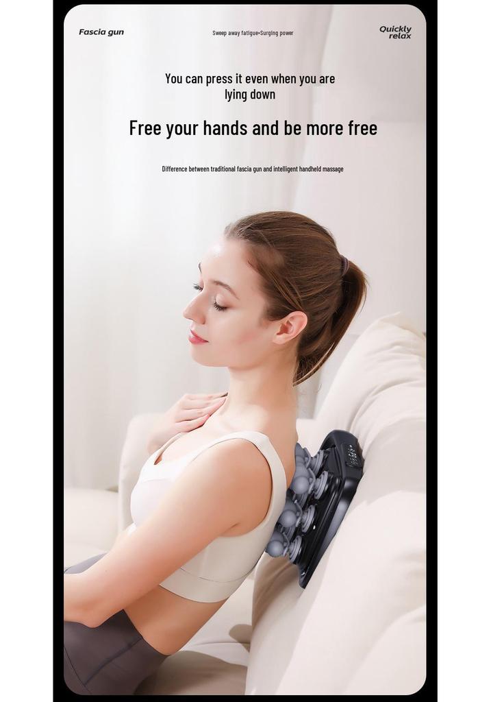 18-Head Electric Fascia Gun: Whole Body Muscle Relaxation & Decompression Massager