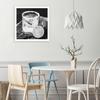 Canvas Print Drinks Black and White