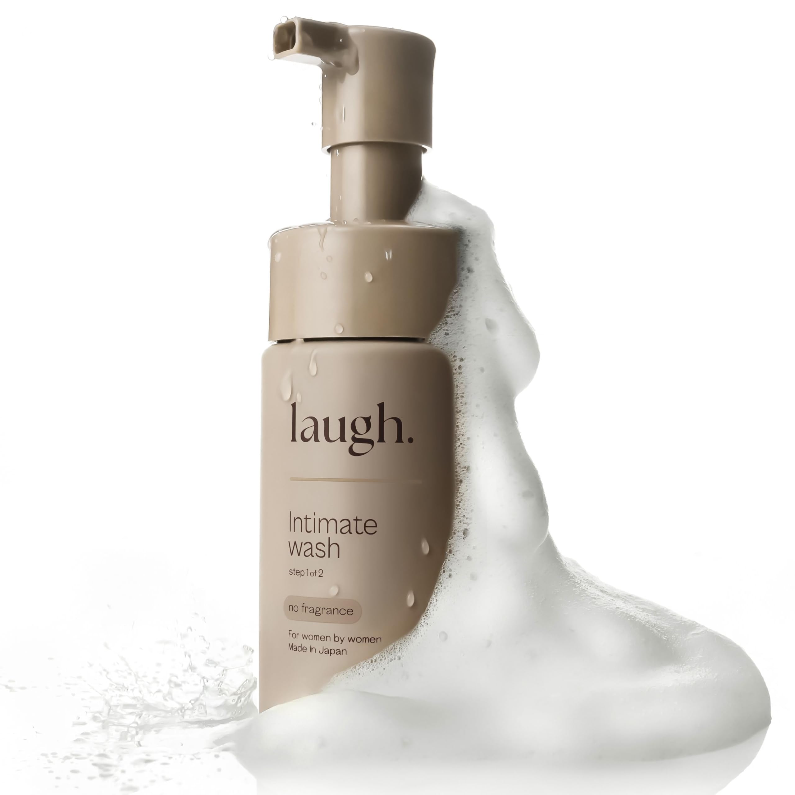 

[Official] laugh. Laugh Dot Intimate Wash - Delicate Zone Care Soap, Foaming, Mildly Acidic, 100ml (Fragrance-Free)