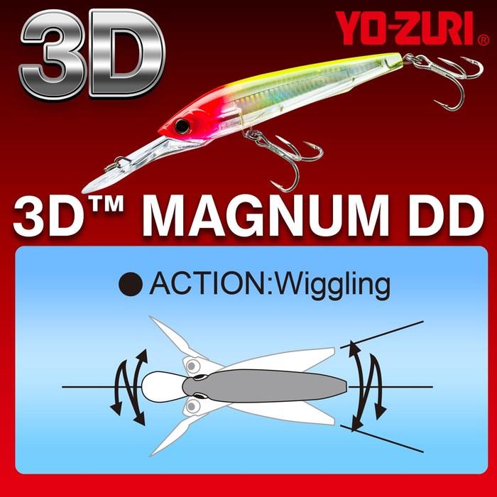 DUEL YO-ZURI Lure Trolling 3D Magnum DD F 180mm 90g R1165-CPSH-Shad CPSH (Shad)