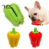 Tough Dog Toys for Small Medium Large Dogs Spiky Chili Chew Toy, Treat Dispenser Interactive Rubber Toy Teeth Cleaning, Mental Stimulation