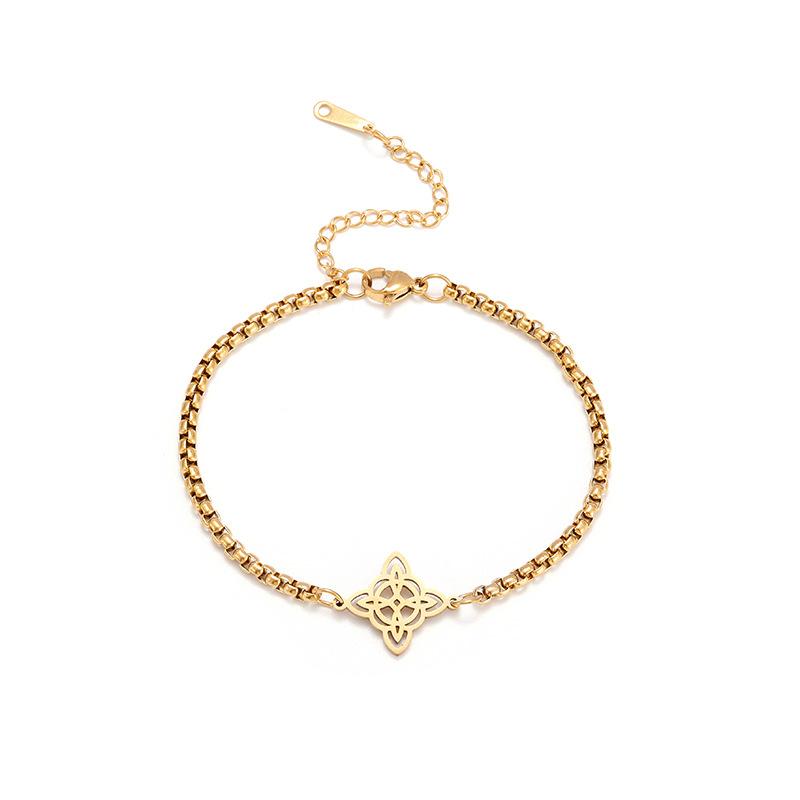 Personalized Celtic Witch Knot Bracelet Fashionable European and American Stainless Steel