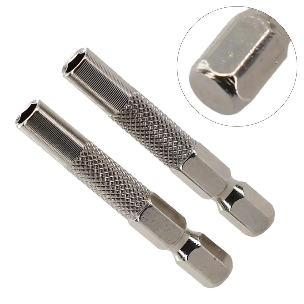 Quick Bit Conversion with 6 35mm Hex Shank Adapter, Converts To 4mm System, Magnetic Holder for Easy Bit Change 2 Pieces