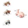 BPA Free Children's Car Model Toys Educational Baby Teething Toys New Baby Silicone Car Toys