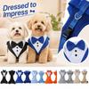 Gilet Smanicato per Cani Piccoli, Medi, Grandi, Abbigliamento Formale per Animali Domestici con Pettorina, Completo Smanicato per