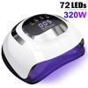 Professional UV LED Nail Lamp for Nails Gel Polish Foot Curing Lamps Large Touch Screen UV Nail Dryer Light with 72 LEDs