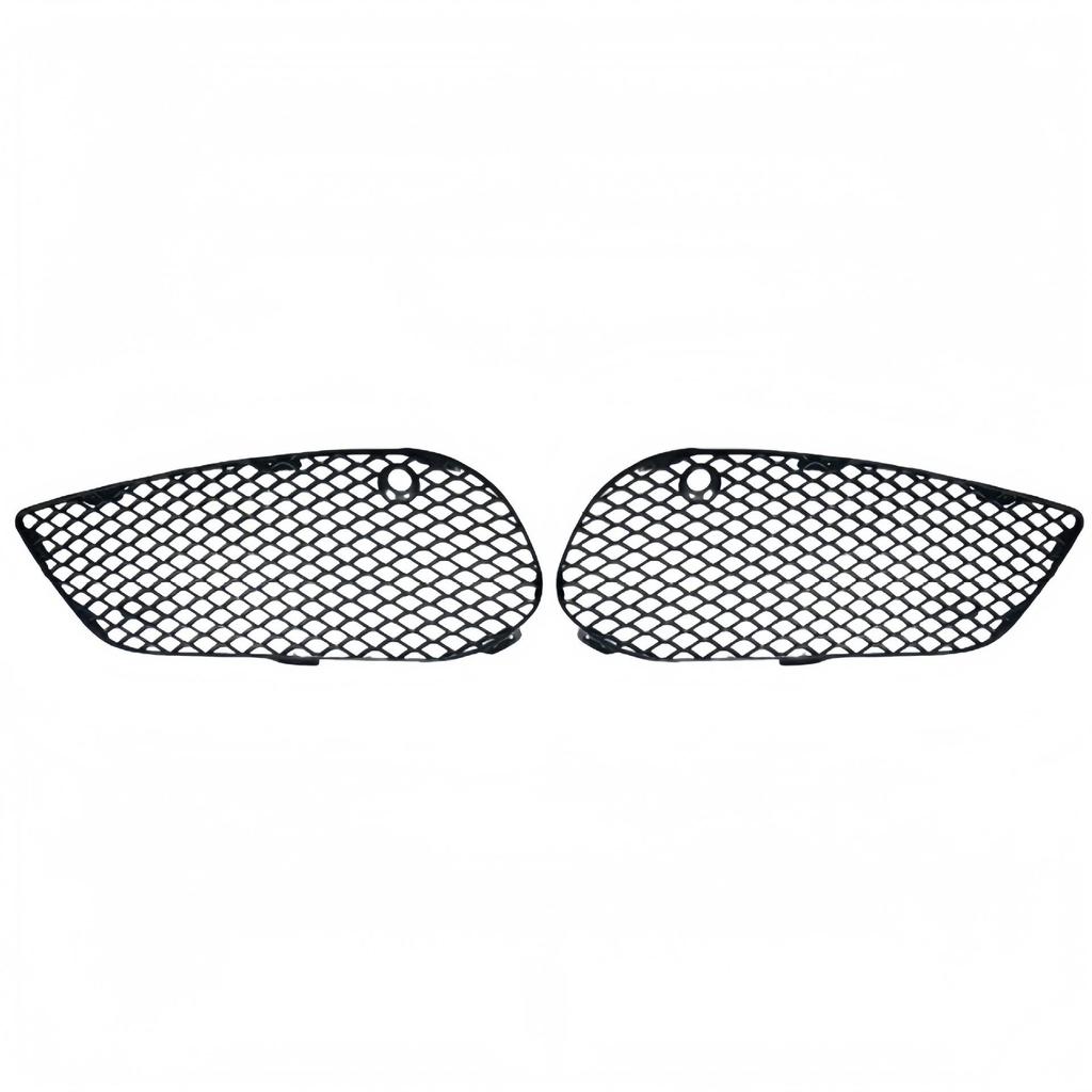Mercedes C-Class W205 V205 Front Bumper Grille with Fog Light Frame and Air Vent (2058852523, 2058852623)