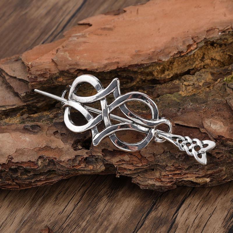 

Retro Viking Celtic Knot Hairpin - Nordic Style Women s Hair Accessory