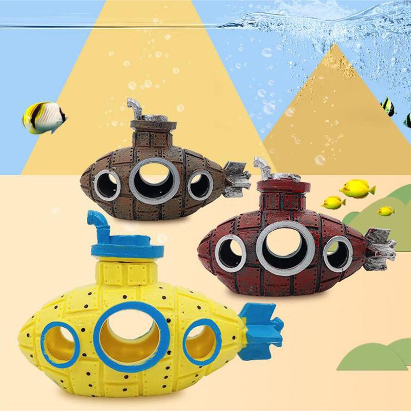 Fish Tank Landscaping Decoration Submarine Ornaments Aquarium Decoration Resin Ornaments Breeding Cave Fish And Shrimp Shelter