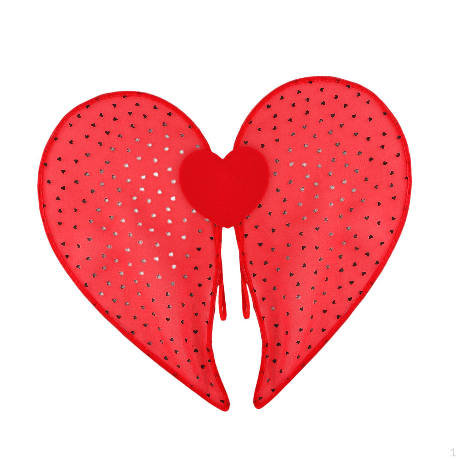 

Valentine Heart Shape Wing Costume Accessories for Cosplay Activities красный