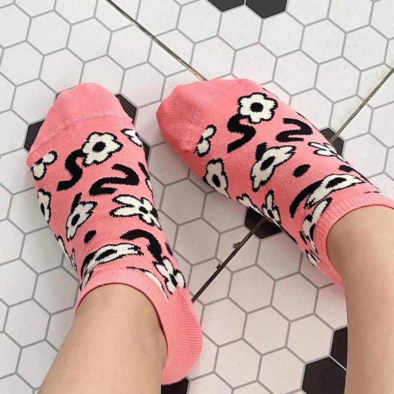 Happy Socks Womens Ankle Cartoon Cute Cotton Low Cut Colorful Casual