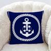 Blue Decorative Pillowcase Living Room Office Decoration Home Pillowcase
