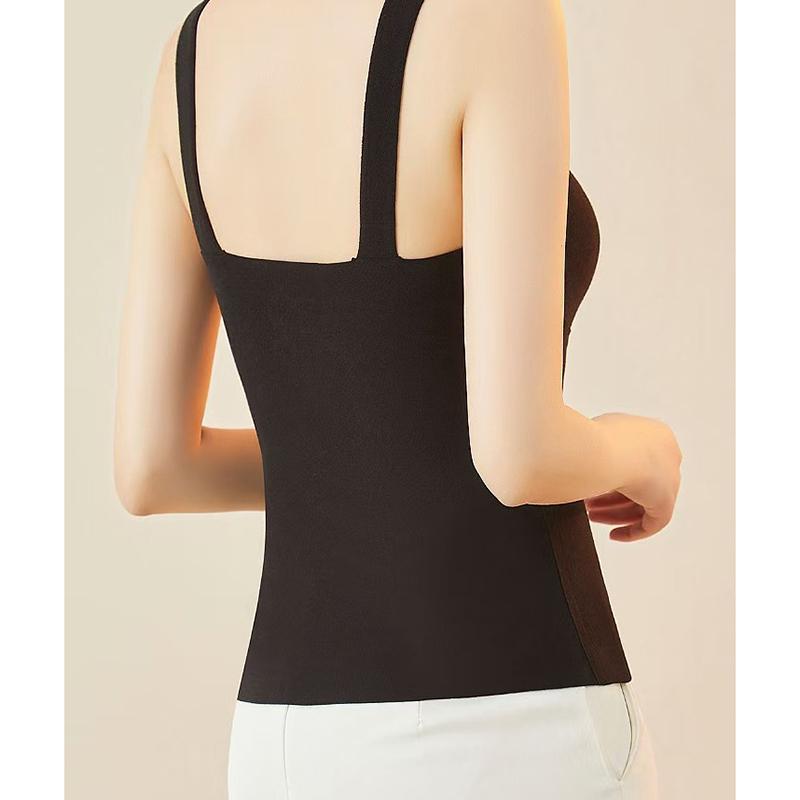 1pcs Woman Thermal Underwear Autumn WinterThermo Lingerie Soft Warm Top Wear Thermo Vest Undershirt With Bra Padded