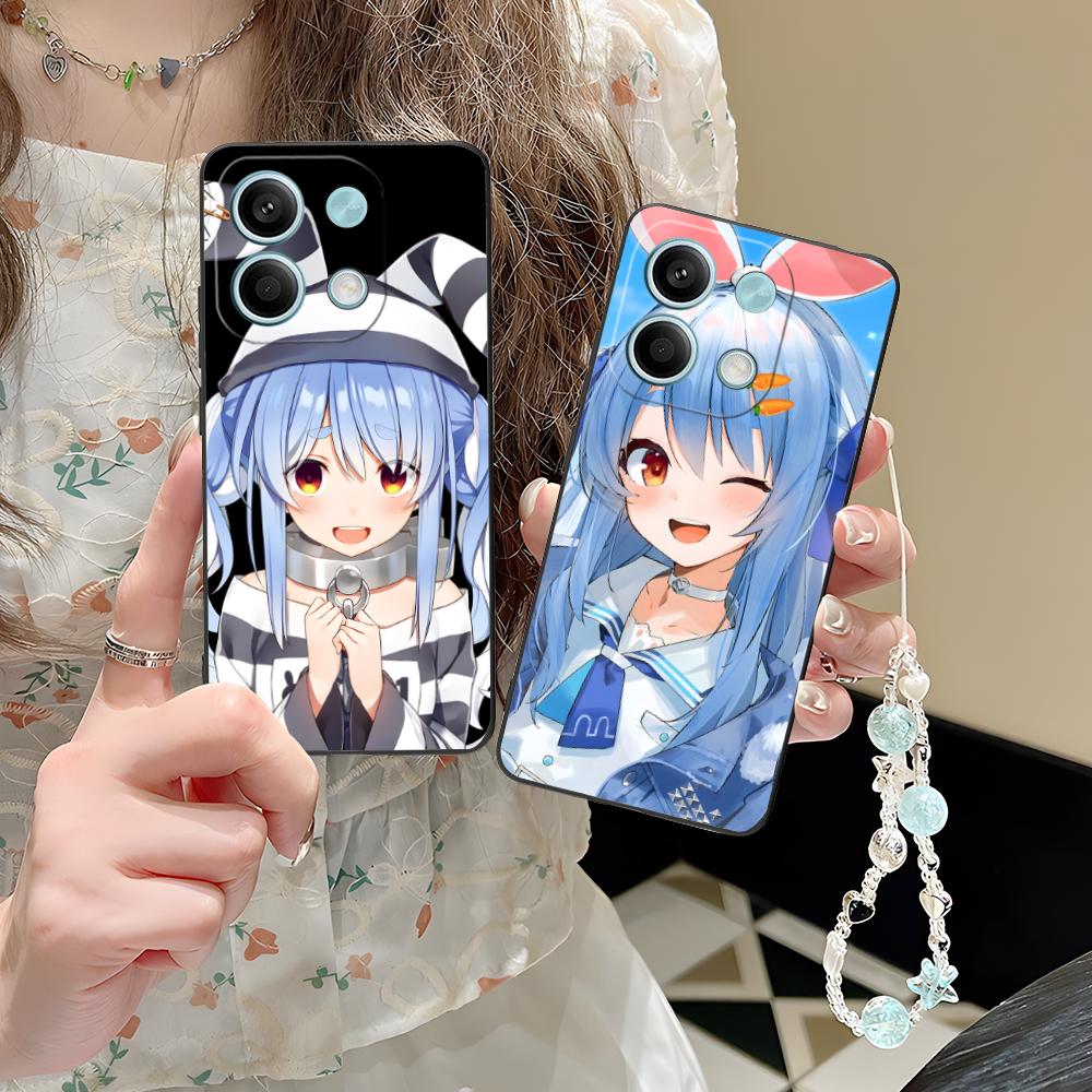 Holo Usada Pekora Matte TPU Mobile Phone Case for POCO M7 M6 M5 M4 M3 X7 X6 X5 X4 X3 Pro GT 5G Colorful Printing Cover