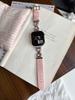 KT cat diamond lychee pattern leather strap for iwatchse10 Apple Watch Xiaomi 89Pro Huawei GT543