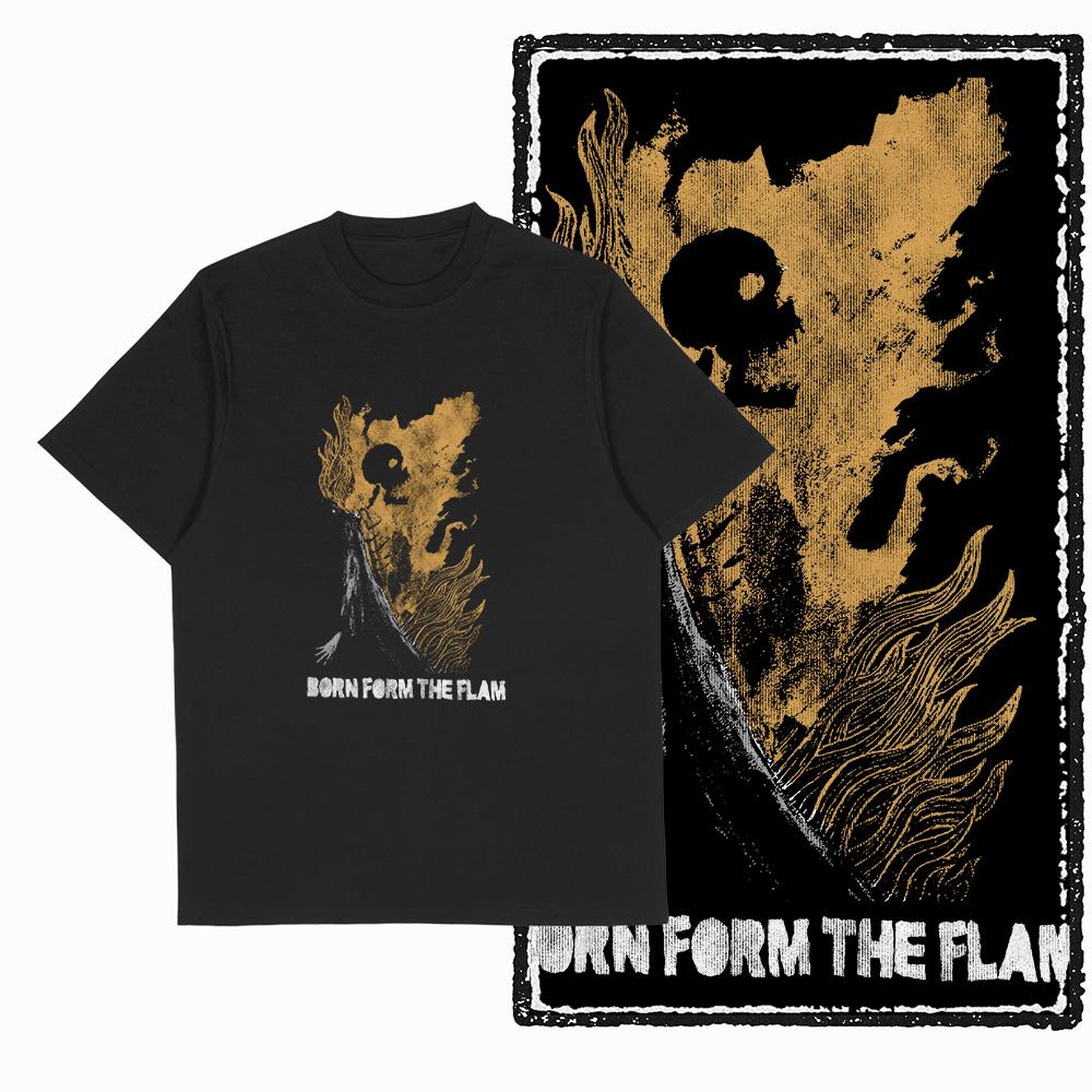 Coolmind U4 Streetwear Cool Print Exclusive Graphic T shirt fo men 100% Cotton Big Size vintage BLACK men's novelty tee shirt