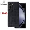 YTF dla Samsung Galaxy Z Fold 7 Etui z włókna węglowego aramidowego Pokrowiec Kevlar Ultra-cienki Fold6 Lekkie Etui ochronne Etui W26