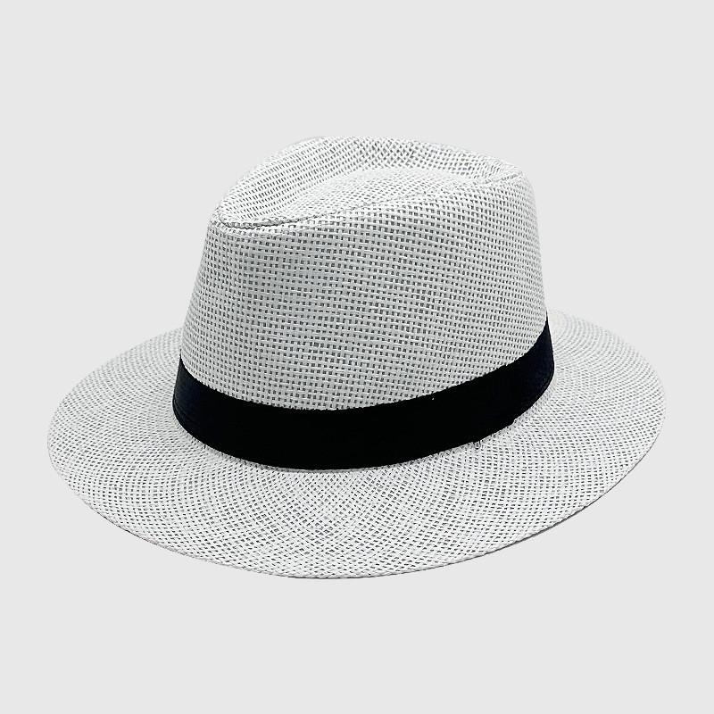 Classic Straw Sun Hat With Wide Brim For Summer Outdoor Sunshade And Travel