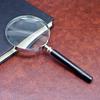 Senior Friendly Handheld Magnifying Glass Antislip Handle 5 Size Lens Option Perfect For Books Stamps Hobbies