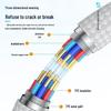 Dual Type-C Fast Charging Cable for Apple & Android Devices