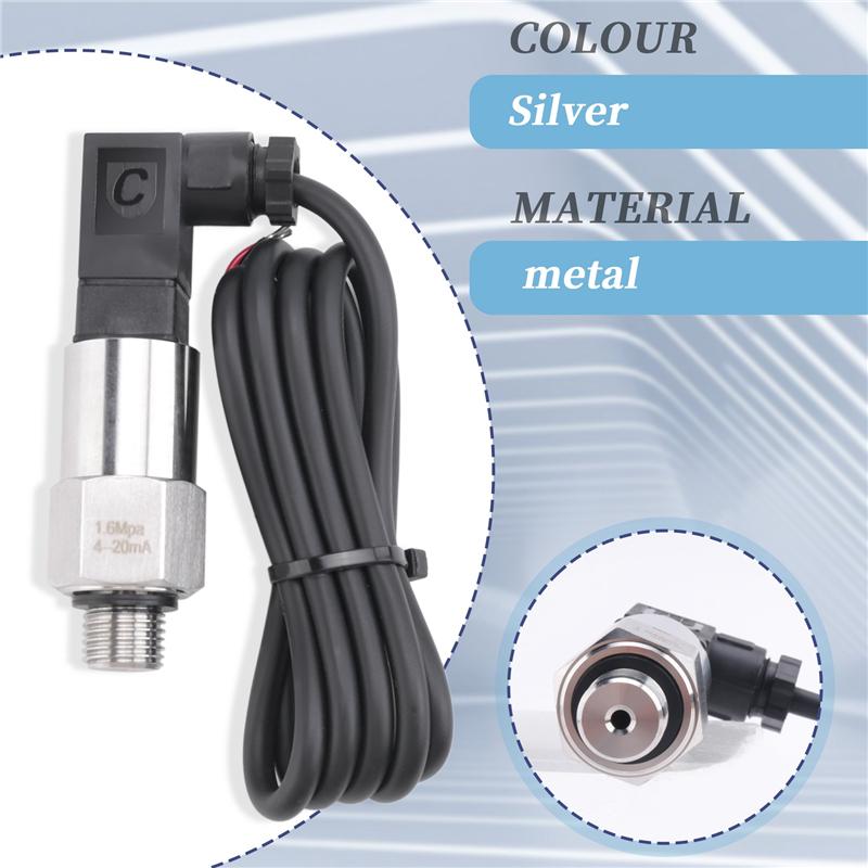 A34R 16Bar 4-20MA G1-4 Pressure Transmitter Pressure Sensor For Non-Corrosive Media Pressure Sensor