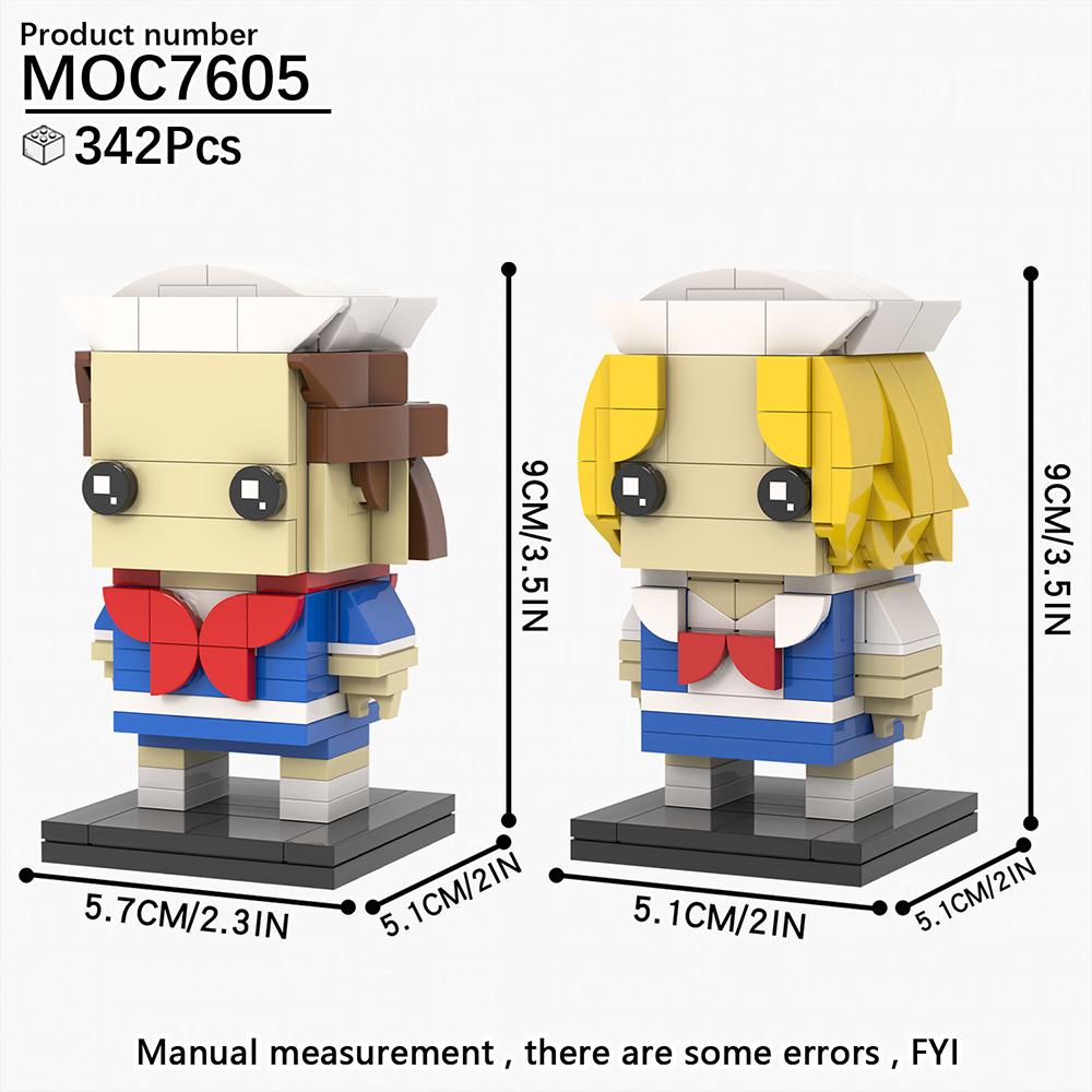 MOOXI Monster Demodog Stranger TV-Serienfigur Brickheadzed Thing Bausatz Erwachsenen Bausteine Set Kinderspielzeug MOC Stein Geschenk