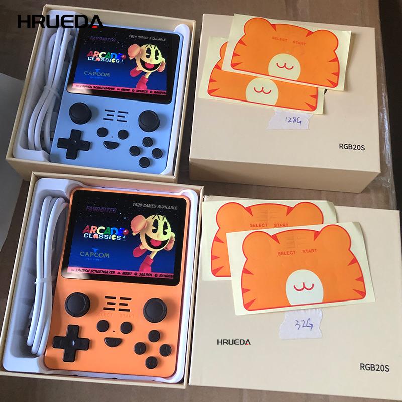 

Powkiddy Rgb20s Портативная игровая консоль Ретро-система с открытым исходным кодом 3,5-дюймовый 4:Портативный игровой плеер с 3 Ips-экраном, детские подарки