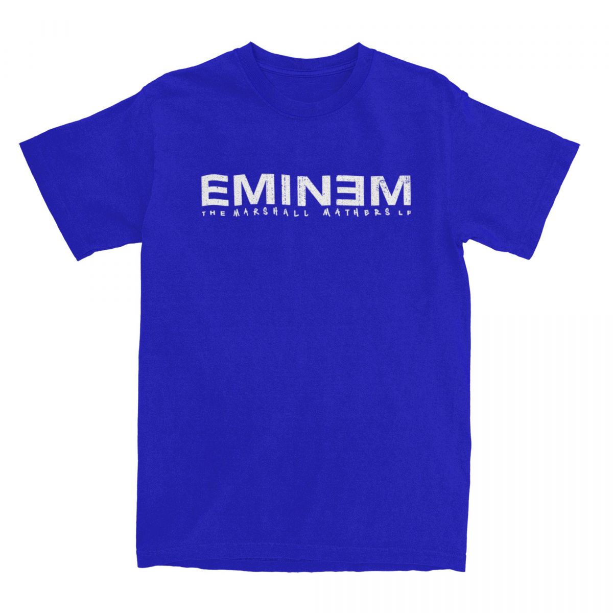 Beautiful winter Rapper Rap God Eminem Accessoires Shirts Mannen Vrouwen Grappig Puur Katoen Bedrukte Kleding XXXL blauw