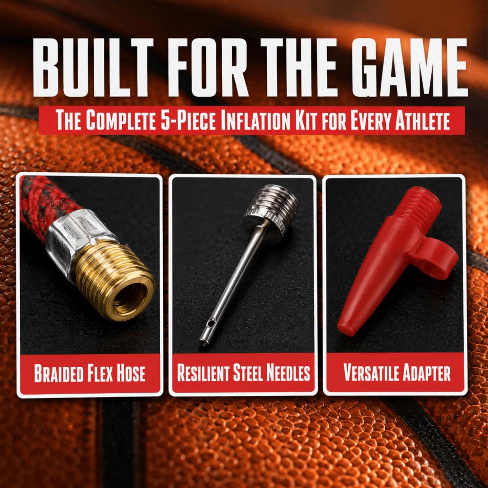 5PCS Lightweight Valve Pump Adapter Compact Inflatable Nozzle Pump Adapter  Sports Balls