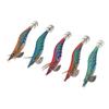 5PCS Shrimp Lure Luminous Baits Plastic Artificial Jig Hooks Fishing Tackle for Freshwater Saltwater Fishing Outdoor Type 2.5