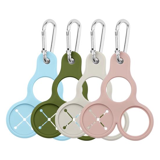 Water Bottle Hanging Buckle Drink Bottle Holder with Carabiner 3 Holes Design Compact Size Portable Silicone Water Bottle Buckle