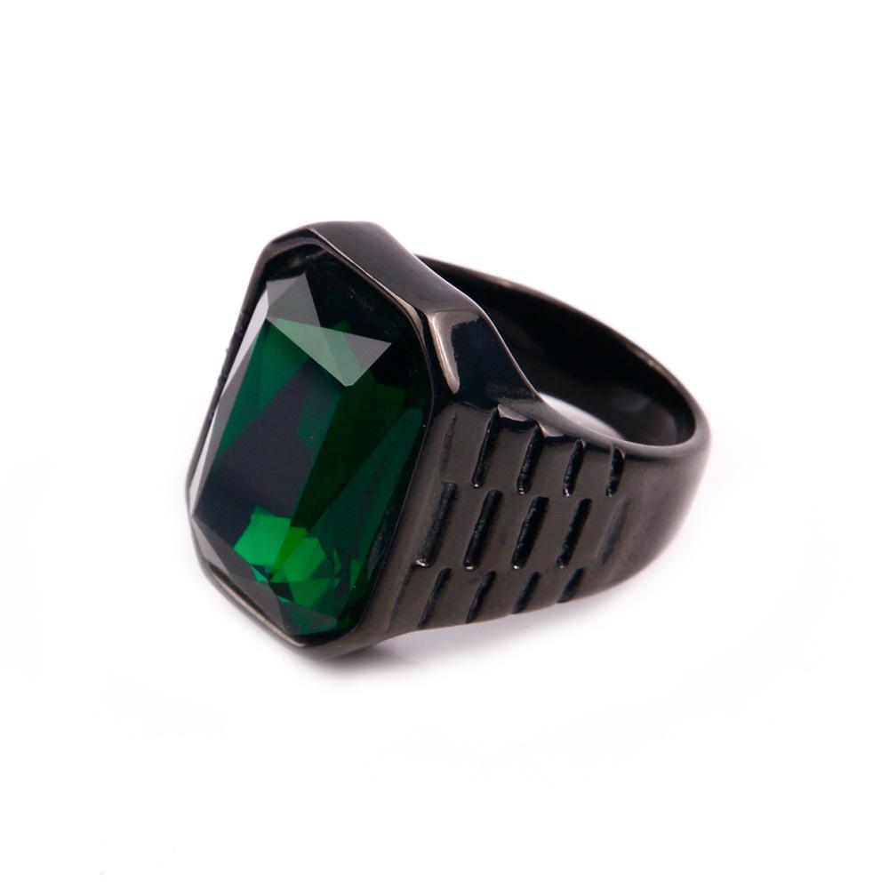 

Ювелирные изделия Мужское персонализированное кольцо с разноцветными драгоценными камнями Модное кольцо 2025 7