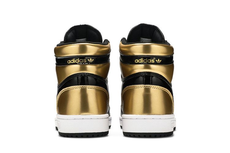Men's Sneakers adidas Top Ten Black Gold Patent Black/Gold-White