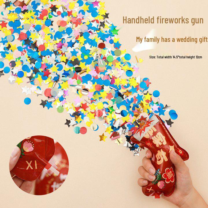 Creative Wedding Confetti Cannons & Spray Flower Guns - Handheld Party Props