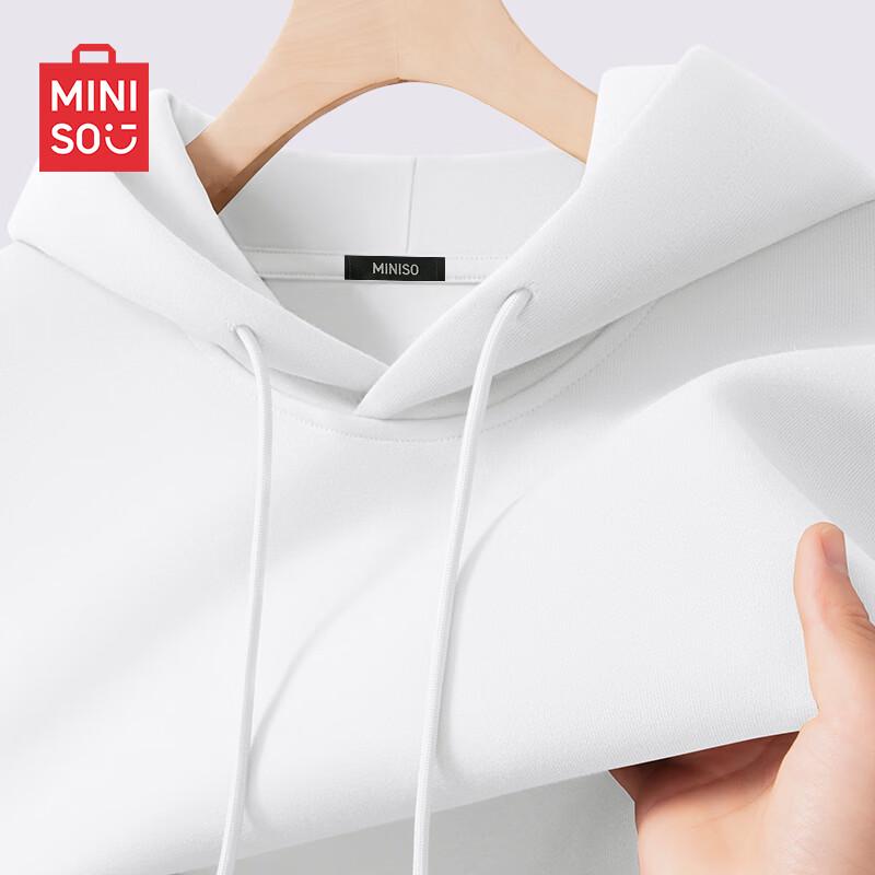 MINISO Minimalist Solid Color Oversized Pullover Hoodie