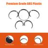 Carbon ABS Dashboard Ring Trim For Porsche Panamera 970 Cayenne 958 2010-2016
