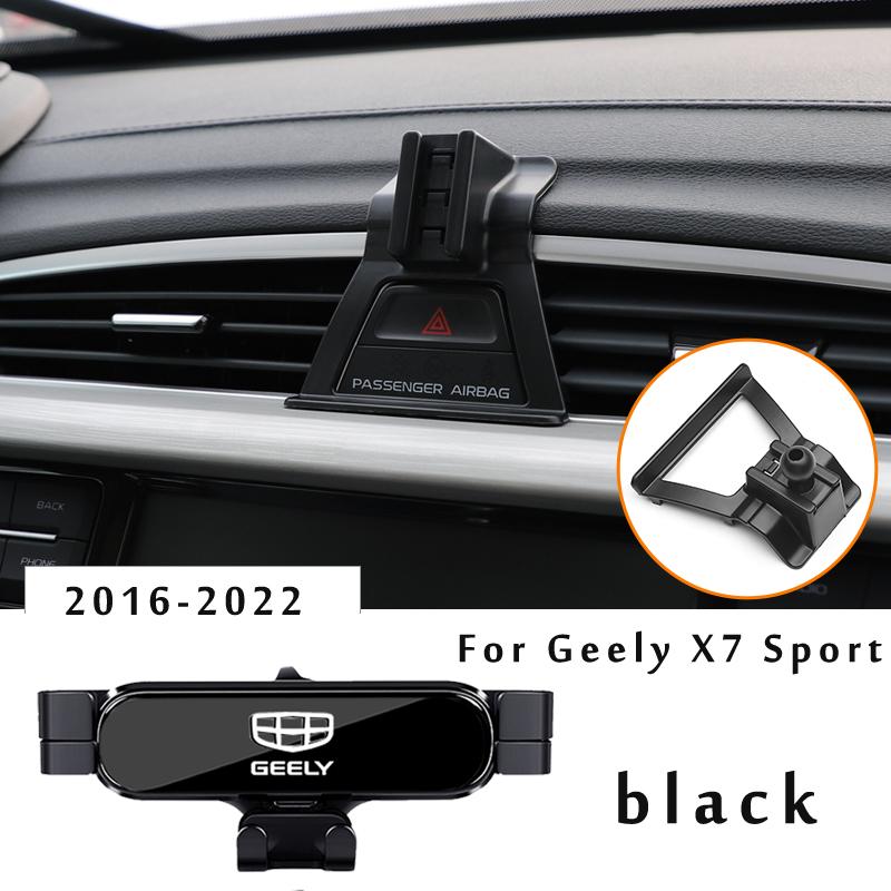 Car Phone Holder For Geely X7 Sport Atlas pro 2018  2022 Car Styling Bracket GPS Stand Rotatable Support Mobile