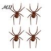 Realistic Halloween Spider Decor 1/4/8Pcs 3D Refrigerator Magnet for Halloween, Scary Fake Magnetic Decoration, Prank Props, Party Favors Metal