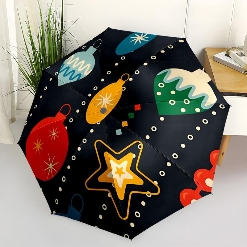 

1pc Colorful lights Automatic Opening/Closing Folding Umbrella with 8 Ribs,Portable Sunshade Umbrella Birthday and Holiday gifts yy251231088