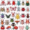 Insect Embroidery Cloth Sticker Ironing Beetle Cartoon Embroidery Chapter Beetle Patch Sticker Embroidery Label Clothing Schoolbag Decoration
