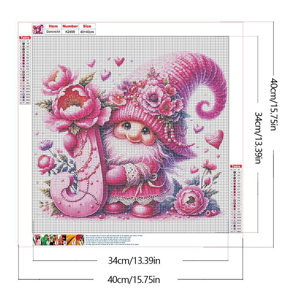 Gnom 5D DIY Vollbohrer Runde Diamantmalerei-Set für die Heimwanddekoration